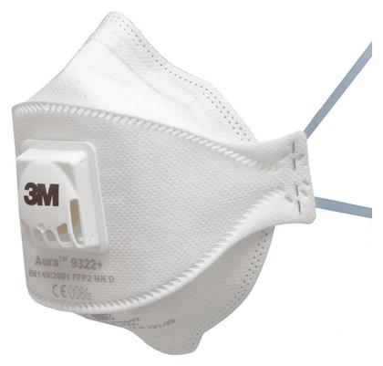 3M Aura 9322+ Μάσκα Προστασίας με Βαλβίδα