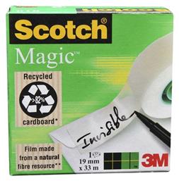 3M Σελοτέιπ Scotch Magic 19mm x 33m Λευκό