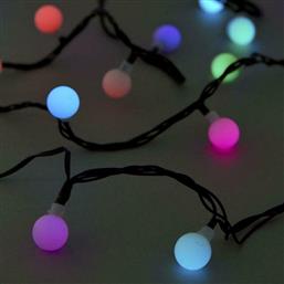 40 Χριστουγεννιάτικα Λαμπάκια LED Πολύχρωμα 4μ σε Σειρά με Πράσινο Καλώδιο Iliadis από το Esmarket