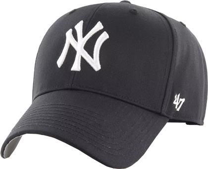 47 Brand Παιδικό Καπέλο Jockey Υφασμάτινο New York Μαύρο