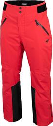 4F H4Z22-SPMN006-61S Ανδρικό Παντελόνι Σκι & Snowboard Κόκκινο