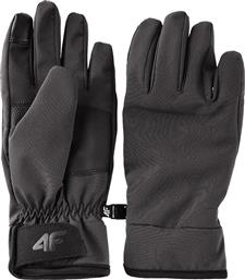 4F Μαύρα Γάντια Αφής από το MybrandShoes