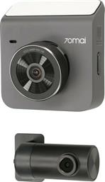 70Mai A400 & RC09 Σετ Κάμερα DVR Αυτοκινήτου 1440P με Οθόνη 2'' για Παρμπρίζ με Αυτοκόλλητο & Κάμερα Οπισθοπορείας Γκρι