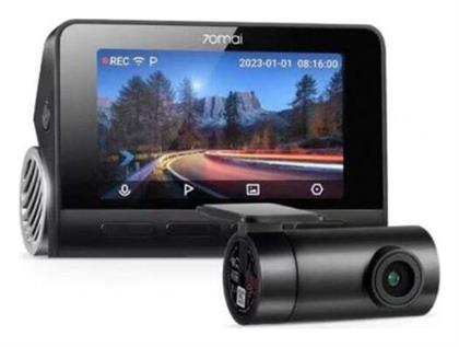 70Mai Dash Cam A810 Σετ Κάμερα DVR Αυτοκινήτου WiFi, GPS για Παρμπρίζ & Κάμερα Οπισθοπορείας