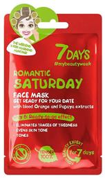 7DAYS Romantic Saturday Sheet Mask 28gr