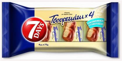 7days Τσουρεκάκια Κλασικά 75gr 4τμχ