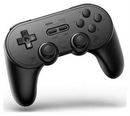 8Bitdo Pro 2 Ασύρματο Gamepad για Android / PC / Switch Black