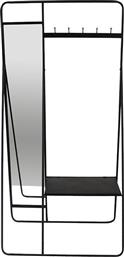 Έπιπλο Εισόδου με Καθρέπτη & Κρεμάστρα Μαύρο 90x40x180cm από το Katoikein