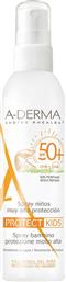A-Derma Αδιάβροχο Παιδικό Αντηλιακό Spray SPF50+ 200ml