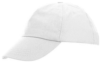 About Basics Παιδικό Καπέλο Jockey Υφασμάτινο Λευκό