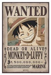 Abysse Αφίσα One Piece Wanted Luffy 38x52cm