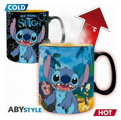 Abysse Lilo & Stitch Heat Change Κούπα Κεραμική Πολύχρωμη