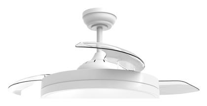 Aca 35W με Φως 106cm Λευκός FANKKWH10G