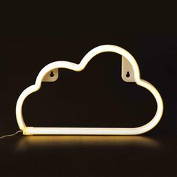 Aca Παιδικό Φωτιστικό Τοίχου Led Πλαστικό Σύννεφο Λευκό από το Designdrops