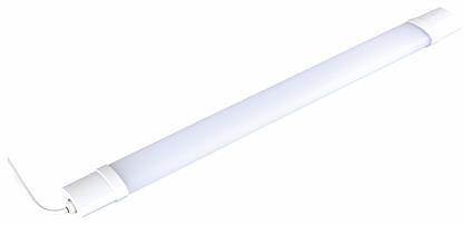 Aca Στεγανό Φωτιστικό Σκαφάκι Οροφής Εξωτερικού Χώρου με Ενσωματωμένο LED σε Λευκό Χρώμα TETE6040 από το Designdrops