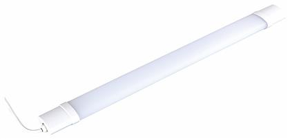 Aca Στεγανό Φωτιστικό Σκαφάκι Οροφής Εξωτερικού Χώρου με Ενσωματωμένο LED σε Λευκό Χρώμα TETE7040