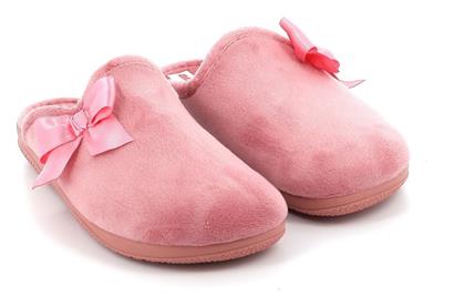 Adam's Shoes Χειμερινές Γυναικείες Παντόφλες σε Ροζ Χρώμα
