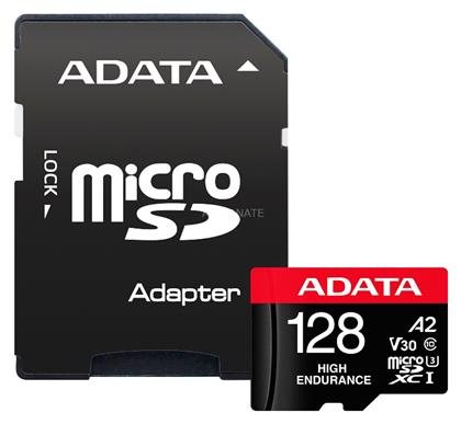 Adata High Endurance microSDXC 128GB Class 10 U3 V30 A2 UHS-I από το e-shop