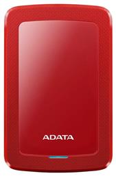 Adata HV300 USB 3.1 Εξωτερικός HDD 1TB 2.5'' Κόκκινο