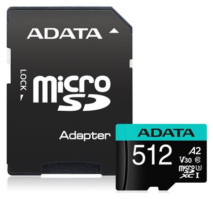 Adata Premier Pro microSDXC 512GB Class 10 U3 V30 A2 UHS-I