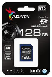 Adata Premier Pro SDXC 128GB Class 10 U3 V30 UHS-I