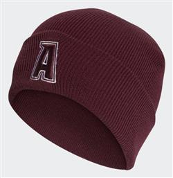 Adidas 2-Color Logo Beanie Σκούφος Πλεκτός σε Κόκκινο χρώμα από το MybrandShoes