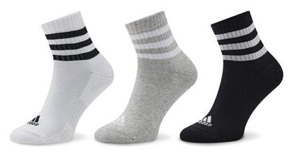 adidas 3-Stripes Cushioned Αθλητικές Κάλτσες 3 Ζεύγη