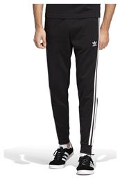 Adidas 3-Stripes Παντελόνι Φόρμας με Λάστιχο Μαύρο