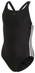 adidas 3-Stripes Παιδικό Μαγιό Ολόσωμο Μαύρο