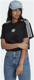Adidas Adicolor 3D Trefoil Γυναικείο T-shirt Μαύρο από το Modivo