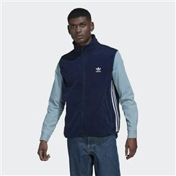 Adidas Adicolor Ανδρική Ζακέτα Fleece με Φερμουάρ Navy Μπλε