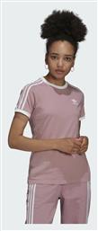 Adidas Adicolor Classics 3-Stripes Γυναικείο T-shirt Magic Mauve