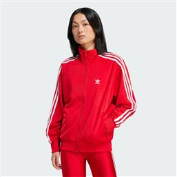 Adidas Adicolor Classics Γυναικεία Ζακέτα σε Κόκκινο Χρώμα