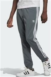 Adidas Adicolor Classics Primeblue SST Παντελόνι Φόρμας με Λάστιχο Γκρι από το Cosmos Sport