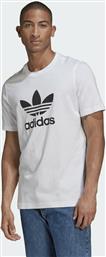 Adidas Adicolor Classics Trefoil Ανδρικό T-shirt Λευκό με Λογότυπο από το Sneaker10