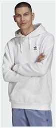 Adidas Adicolor Essentials Trefoil Ανδρικό Φούτερ με Κουκούλα και Τσέπες Fleece Λευκό από το SportsFactory