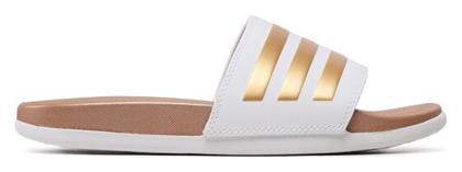 Adidas Adilette Comfort Slides σε Λευκό Χρώμα από το MybrandShoes