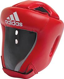 Adidas Adistar Κάσκα Πυγμαχίας Ενηλίκων Aνοιχτού Τύπου Δερμάτινη Κόκκινη από το Plus4u