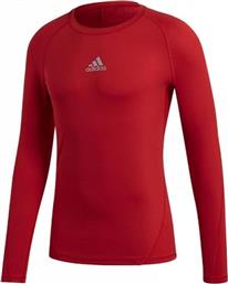 Adidas Παιδική Ισοθερμική Μπλούζα για Αγόρι Κόκκινη Alphaskin από το MybrandShoes