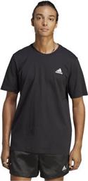 Adidas Ανδρικό Αθλητικό T-shirt Κοντομάνικο Μαύρο από το Zakcret Sports