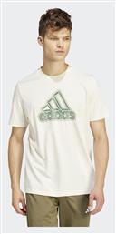 Adidas Ανδρικό T-shirt Κοντομάνικο Λευκό από το MybrandShoes