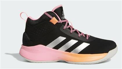 Adidas Αθλητικά Παιδικά Παπούτσια Μπάσκετ Cross Em Up 5 K Core Black / Silver Metallic / Beam Pink από το MybrandShoes