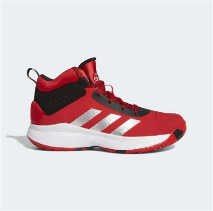 Adidas Αθλητικά Παιδικά Παπούτσια Μπάσκετ Cross Em Up 5 Vivid Red / Silver Metallic / Core Black από το Cosmos Sport