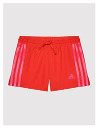 adidas Αθλητικό Παιδικό Σορτς/Βερμούδα Designed To Move 3-Stripes Κόκκινο από το E-tennis