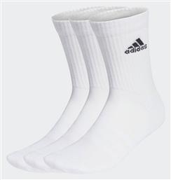 Adidas C SPW CRW Running Κάλτσες Λευκές 3 Ζεύγη