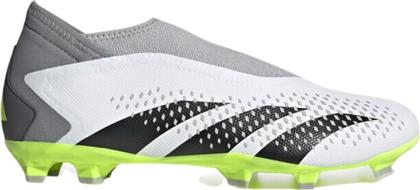 Adidas Predator Accuracy.3 Χαμηλά Ποδοσφαιρικά Παπούτσια με Τάπες Λευκά