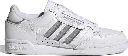 Adidas Continental 80 Γυναικεία Sneakers Cloud White / Silver Metallic / Grey Three από το Spartoo