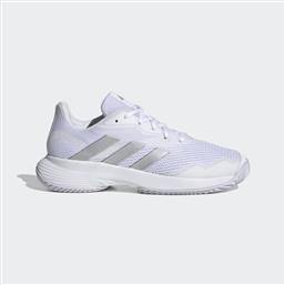 Adidas Courtjam Control Ανδρικά Παπούτσια Τένις για Όλα τα Γήπεδα Cloud White / Silver Metallic