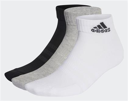 adidas Cushioned Αθλητικές Κάλτσες Πολύχρωμες 3 Ζεύγη