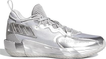 Adidas Dame 7 EXTPLY Χαμηλά Μπασκετικά Παπούτσια Grey Two / Silver Metallic / Cloud White από το Cosmos Sport